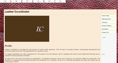 Desktop Screenshot of leathercoordinator.com